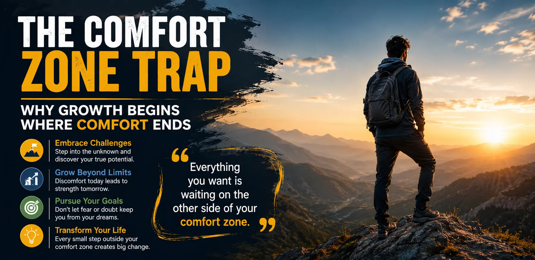 The Comfort Zone Trap: Why Growth Begins Where Comfort Ends